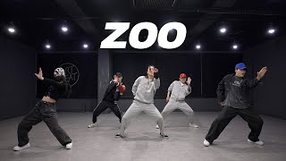 AB NCT x aespa  ZOO  커버댄스 Dance Cover  거울모드 Mirror mode  연습실 Practice ver [upl. by Nealson]