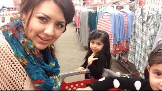 Trip to Target on Super Bowl Sunday  FAMILY VLOG [upl. by Cletus36]