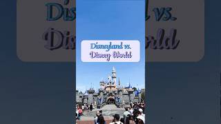 Disneyland vs Disney World ✨🎠🫶🏼🎢 disneyworld disneyland disneyparks disneyresorts [upl. by Rebecca]