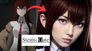 AI Renders SteinsGate Characters in Real Life [upl. by Rudwik]