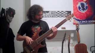 Cannibal Corpse Frantic Disembowelment Fretless Bass Cover [upl. by Ovid593]