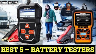 Top 5 Best Battery Tester in 2024 [upl. by Celesta]