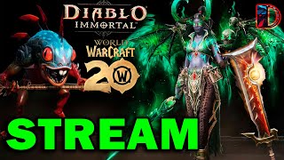 Diablo inmortal X WoW PARCHE Adelantado STREAM [upl. by Darice]