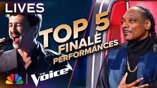 The Best Performances from the Top 5 Live Finale  The Voice  NBC [upl. by Burack]