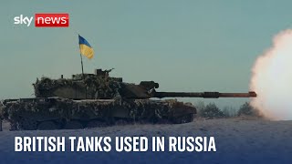 British Challenger 2 tanks have been used inside Russia by Ukrainian troops Sky News understands [upl. by Llerreg79]