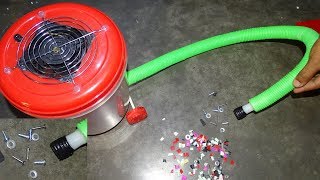 How to Make Powerful Vacuum Cleaner at Home [upl. by Cirre]