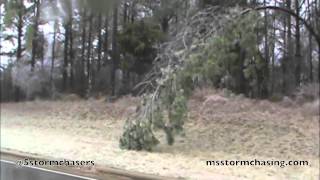 Ice Storm Corinth MS [upl. by Zahavi]