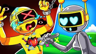 INCREDIBOX SPRUNKI  Fun Bot Stole GOLDs Heart  Incredibox Sprunki Animation [upl. by Johnette]