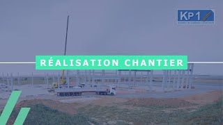 Chantier 10 étapes clés de la construction d’une usine en matériaux prébriqués [upl. by Gilligan]