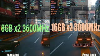 2 x 8gb 3600MHz vs 2 x 16gb 3000MHz RAM [upl. by Lehplar]