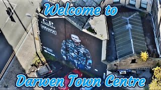 Fun flight over Darwen town centre on a sunny Saturday [upl. by Sharyl520]