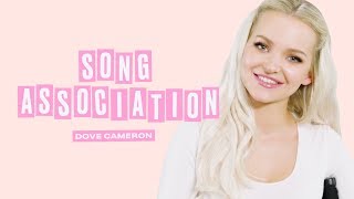 Dove Cameron Sings Miley Cyrus Queen and Journey in a Game of Song Association  ELLE [upl. by Oremoh]