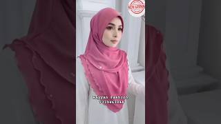 Malaysian Mhakana double Layer Georgette halena Instant Wear Hijab  Mhakana Hijab rayyanfashion [upl. by Hsakiv]