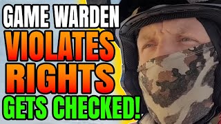 Rights Violating Game Warden Gets CHECKED by Fisherman [upl. by Raual]