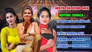 kuthu songs tamil ❤ echo effect 🎚 use speaker 🔊 Insta sk echo mix 😍 digital effect [upl. by Leksehc282]