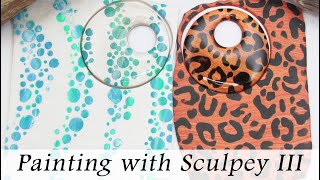 Polymer Clay Tip Tutorial Painting with Sculpey 3 [upl. by Suoirtemed]