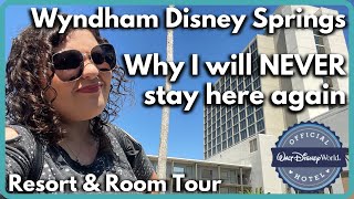 Worst Experience  Wyndham Lake Buena Vista Disney Springs Resort amp Garden Room Tour Disney World [upl. by Vanni]