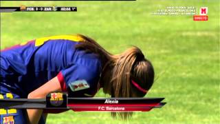 PDJ 20130616  Final Copa de la Reina  FC Barcelona vs Prainsa Zaragoza  GOL de Alexia Putellas [upl. by Eirrem]