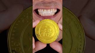 ASMR  Big Chocolate Coin [upl. by Meill]