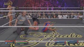 WWE 2K24Tag Team Bikini match [upl. by Anikahs]