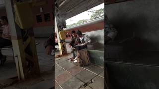 Railway station 🚉 live sketch ll railway live sketch viralshorts shortvideo shortsfeed [upl. by Erlinna385]