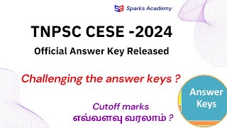 LIVE  740 PM TNPSC CESE AE 2024 I Official Answer key Released I Answer Key Challenge tnpscae [upl. by Leitao878]