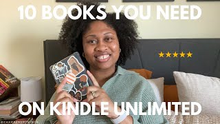 book recommendations 10 books you need to read on Kindle Unlimited  5 star reads [upl. by Santos]