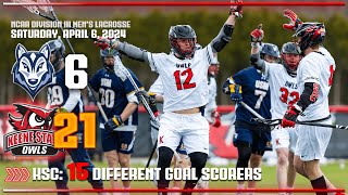 Keene State Mens Lacrosse Highlights vs Southern Maine 462024 [upl. by Georas800]