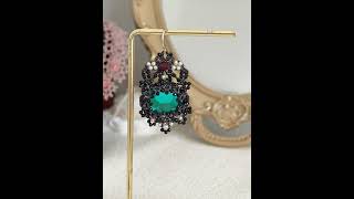 My DIY Beaded Earrings earrings diycrafts diyjewelry handmadejewelry [upl. by Kerge194]