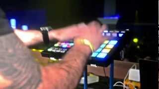 quotIncrediblequot pad drumming live on Maschine  Foundation Seattle [upl. by Gnihc]