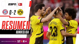 ¡VICTORIA HISTÓRICA DEL DORTMUND EN EL CLÁSICO ALEMÁN  B Munich 02 B Dortmund  RESUMEN [upl. by Cock]