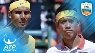 Nadal beats Nishikori to win 11th MonteCarlo title  MonteCarlo 2018 Final Highlights [upl. by Darcie790]