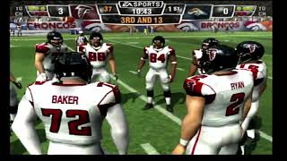 Madden 10 Broncos vs Falcons [upl. by Gone]