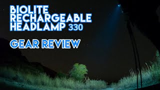 BioLite Rechargeable Headlamp 330  Gear Review [upl. by Seumas]