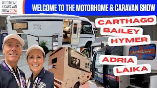 NEC Motorhome and Caravan Show 2024  Carthago Laika Adria AddVenture Hymer Bailey [upl. by Bores42]