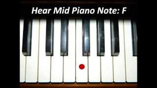 Hear Piano Note  Mid F [upl. by Marlin]