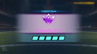 Champion 5 2v2 Rank Up Game  No Commentary Gameplay Rocket League Sideswipe [upl. by Natsuj]