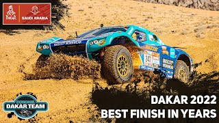 Best result in years for driver and navigator Stage 1b Dakar Rally 2022 [upl. by Nawd]