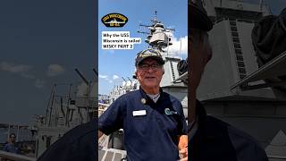 Why the USS Wisconsin is Called WISKY PART 2 ww2 shorts history navy battleship [upl. by Salguod132]