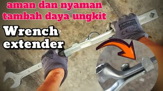 🧰Wrench extender add more leverage to wrenchrachet for break loosethighten nuts and bolts [upl. by Hecht]