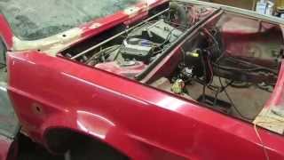 Alfasud Sprint Restoration 02  Initial progress  engine removal [upl. by Klina]