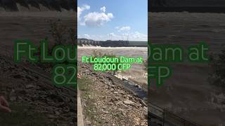 Ft Loudoun Dam at 82000 cfp flood [upl. by Kaycee]