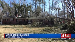 National Weather Service confirms EF1 tornado after surveying storm damage in Washington County [upl. by Cutty]