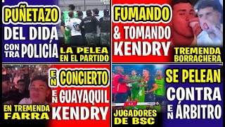 APARECE KENDRY PÁEZ FUMNDO Y TOMANDO EN CONCIERTO DE SALSA  EL PUÑETAZO DEL DIDA CONTRA UN POLICÍA [upl. by Eissej204]