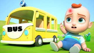 The Boo Boo Song Wheels On The Bus  More Nursery Rhymes  Lolo Baby Songs [upl. by Ttoille]