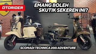 Scomadi Technica 200i Adventure  Review Indonesia  OtoRider [upl. by Ayotol]