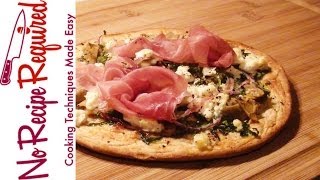 Artichoke amp Spinach Flatbread Pizza  NoRecipeRequiredcom [upl. by Villiers]