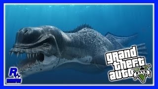 Un squelette Dans les eaux de gta5 [upl. by Lathan]