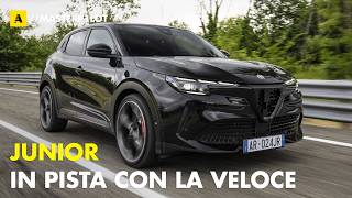 Alfa Romeo JUNIOR Veloce 2024  La prima PROVA in pista Ecco come si guida [upl. by Anead]