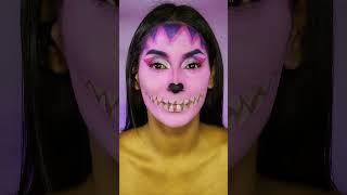 Cheshire cat🩷💜🩷💜🩷💜 cheshire cheshirecat halloween makeup [upl. by Cowley]